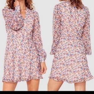 The East Order beautiful floral Sophie mini dress Sz S